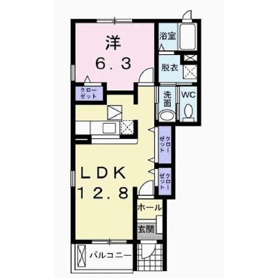 デスパシオ下戸田 101【管理NO：1-013306001-01010】 ★家具家電は申し込み後に搬入しますの物件画像