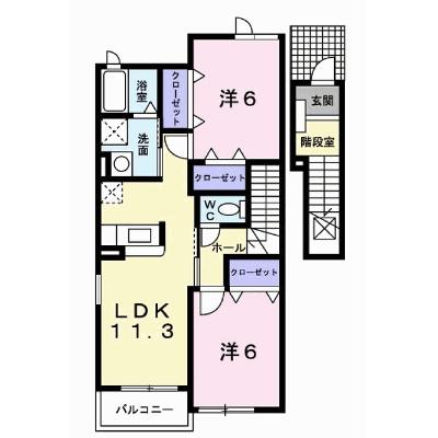 ヴェルサン・アベニュⅡ 203【管理NO：1-013233902-02030】 ★家具家電は申し込み後に搬入しますの物件画像