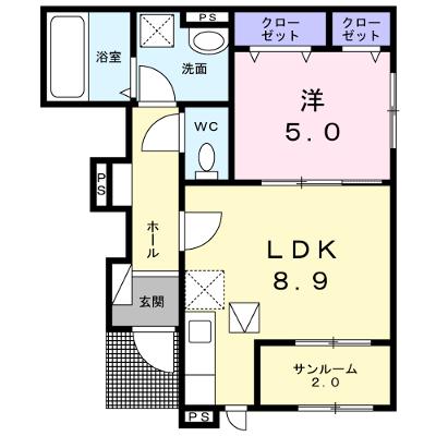 マジェスティⅡ 103【管理NO：1-026829301-01030】 ★家具家電は申し込み後に搬入します★の物件画像