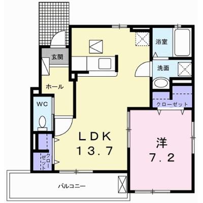 ラッフィナートⅡ 101【管理NO：1-023124601-01010】 ★家具家電は申し込み後に搬入しますの物件画像