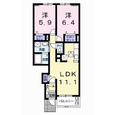 パイン　グローブ 102【管理NO：1-018643402-01020】 ★家具家電は申し込み後に搬入します★の物件画像