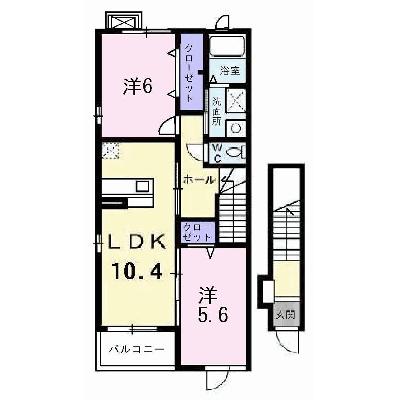 フェリーチェ　Ⅱ 201【管理NO：1-016658501-02010】 ★家具家電は申し込み後に搬入しますの物件画像