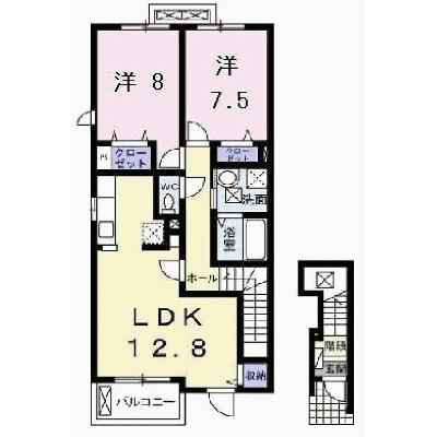 カーサフェリーチェ　Ⅱ 201【管理NO：1-015603201-02010】 ★家具家電は申し込み後に搬入しますの物件画像