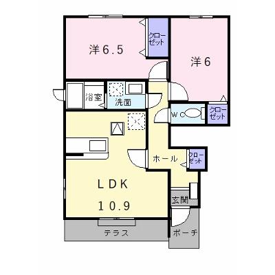カモミールⅢ　Ａ 101【管理NO：1-012902001-01010】 ★家具家電は申し込み後に搬入しますの物件画像