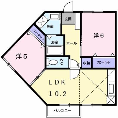 サンセールⅢ 201【管理NO：1-007359701-02010】 ★家具家電は申し込み後に搬入しますの物件画像