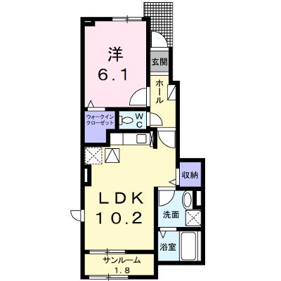 エスポアール姫路東 105【管理NO：1-026859501-01050】 ★家具家電は申し込み後に搬入しますの物件画像
