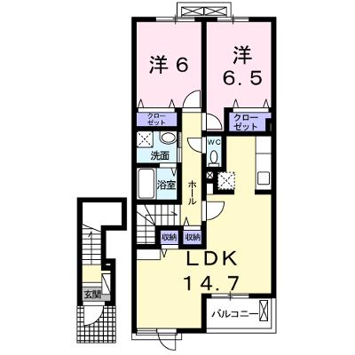 ラ・グラシアⅢ 202【管理NO：1-022611902-02020】 ★家具家電は申し込み後に搬入しますの物件画像