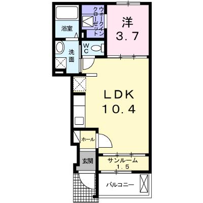 ドラジェ 102【管理NO：1-019569901-01020】 ★家具家電は申し込み後に搬入します 2026年07月中旬入居可能の物件画像