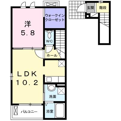 ボニート・ショコラⅠ 202【管理NO：1-018152601-02020】 ★家具家電は申し込み後に搬入しますの物件画像