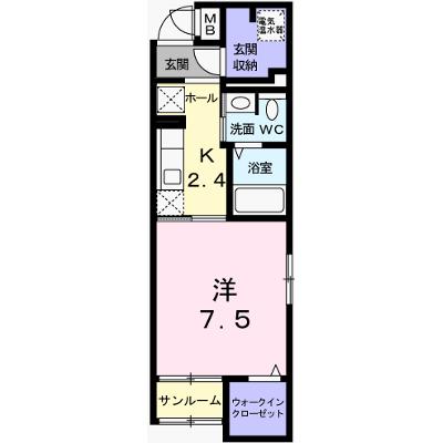 ワイズ　オブリガート 101【管理NO：1-017702901-01010】 ★家具家電は申し込み後に搬入しますの物件画像