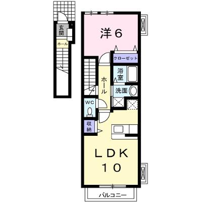 メゾン・カルム・Ｍ 201【管理NO：1-015557901-02010】 ★家具家電は申し込み後に搬入します 2026年07月中旬入居可能の物件画像
