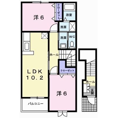 アウローラＦ 201【管理NO：1-012722101-02010】 ★家具家電は申し込み後に搬入しますの物件画像