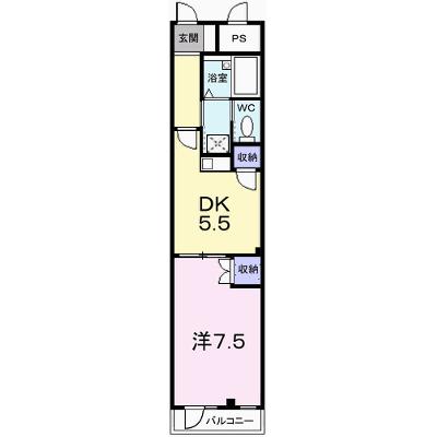 メゾンソレイユ 404【管理NO：1-009463401-04040】 ★家具家電は申し込み後に搬入します★の物件画像