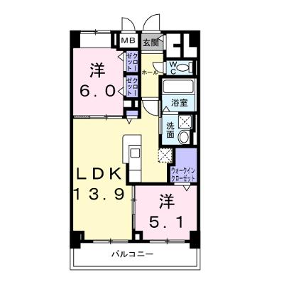 ＫＵＮＩＯ 402【管理NO：1-026989701-04020】 ★家具家電は申し込み後に搬入します★の物件画像