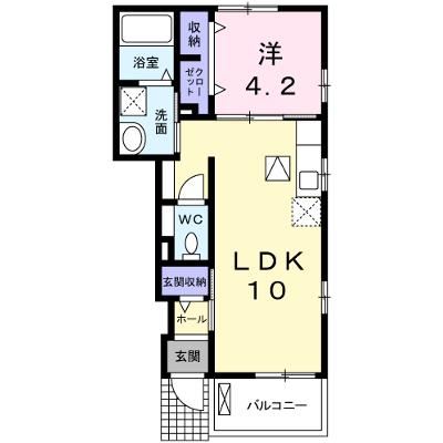 アヴァンティ　Ⅰ 102【管理NO：1-023234601-01020】 ★家具家電は申し込み後に搬入します 2026年09月下旬入居可能の物件画像