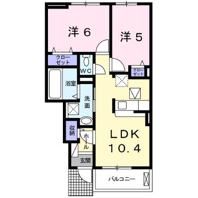 エスペランサ中仁野Ⅰ 103【管理NO：1-022963001-01030】 ★家具家電は申し込み後に搬入します 2026年08月中旬入居可能の物件画像