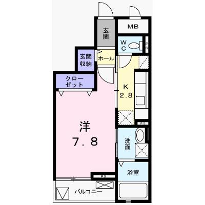 フィレール　デュ　トラジャⅦ 302【管理NO：1-022707301-03020】 ★家具家電は申し込み後に搬入しますの物件画像