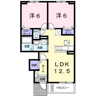 アンジュＴ 102【管理NO：1-021013301-01020】 ★家具家電は申し込み後に搬入しますの物件画像