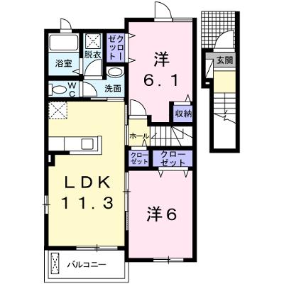 メゾンプラースⅢ 203【管理NO：1-020026201-02030】 ★家具家電は申し込み後に搬入しますの物件画像