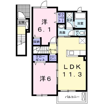 メゾンプラースⅢ 202【管理NO：1-020026201-02020】 ★家具家電は申し込み後に搬入します★ ★2026年09月中旬入居可能★の物件画像