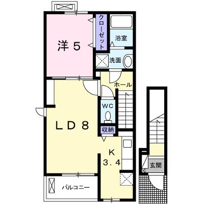 ボニート 201【管理NO：1-019693601-02010】 ★家具家電は申し込み後に搬入しますの物件画像