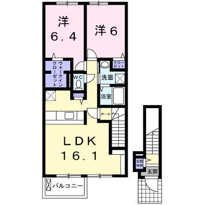 スカイ・ガーデンズ 206【管理NO：1-018730401-02060】 ★家具家電は申し込み後に搬入します★の物件画像