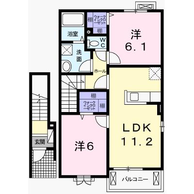 サンリット福崎Ⅱ 205【管理NO：1-018156802-02050】 ★家具家電は申し込み後に搬入します 2026年08月上旬入居可能の物件画像