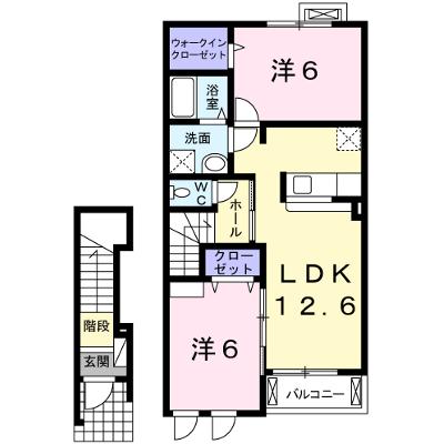 アン・グランジェ 202【管理NO：1-017479701-02020】 ★家具家電は申し込み後に搬入しますの物件画像
