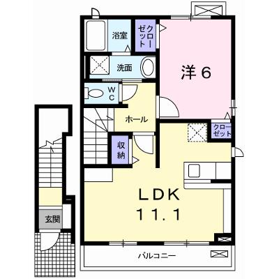 アウローラ玉手Ⅱ　Ｂ 204【管理NO：1-017113802-02040】 ★家具家電は申し込み後に搬入しますの物件画像