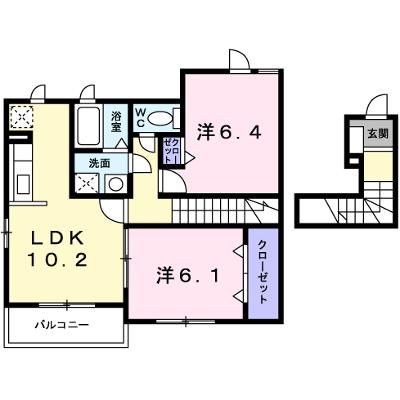 ライラック　グレース 204【管理NO：1-017030901-02040】 ★家具家電は申し込み後に搬入します★の物件画像