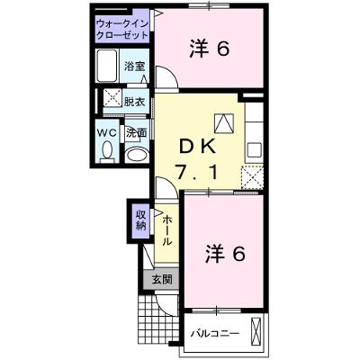 ノイ・フリーデＢ 103【管理NO：1-016676802-01030】 ★家具家電は申し込み後に搬入します★の物件画像
