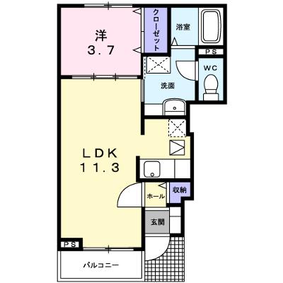 ラフレシールＲ 101【管理NO：1-016308001-01010】 ★家具家電は申し込み後に搬入しますの物件画像