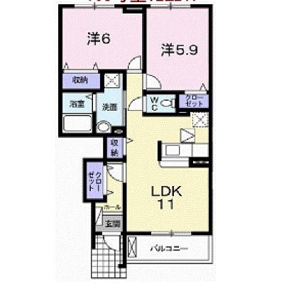 フェリア香呂Ｂ 103【管理NO：1-015658102-01030】 ★家具家電は申し込み後に搬入しますの物件画像