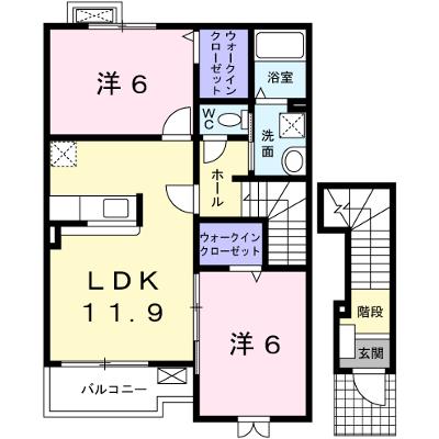 ラルジュ　フォンテーヌⅣ 201【管理NO：1-014581602-02010】 ★家具家電は申し込み後に搬入しますの物件画像
