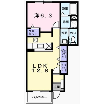 ドルフ・アカネＡ 101【管理NO：1-014234601-01010】 ★家具家電は申し込み後に搬入しますの物件画像