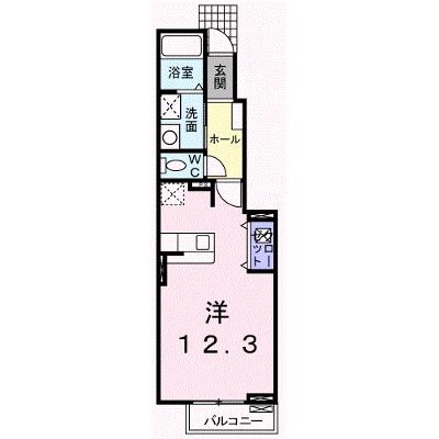 フローリアン・Ｆ 104【管理NO：1-013252601-01040】 ★家具家電は申し込み後に搬入しますの物件画像