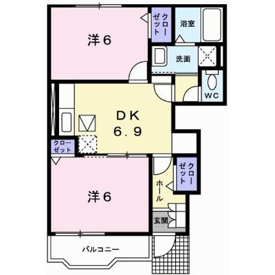 パレ・ロジュマン 102【管理NO：1-012680501-01020】 ★家具家電は申し込み後に搬入しますの物件画像