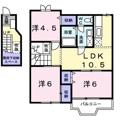 サンハウス 202【管理NO：1-010503401-02020】 ★家具家電は申し込み後に搬入します★の物件画像