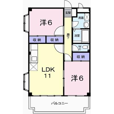 アクロポリスⅡ 201【管理NO：1-007106601-02010】 ★家具家電は申し込み後に搬入します★の物件画像