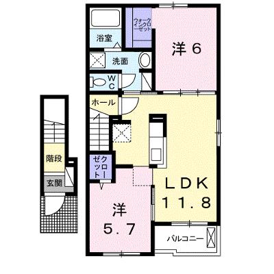 リヴィエールⅡ 203【管理NO：1-022780101-02030】 ★家具家電は申し込み後に搬入しますの物件画像