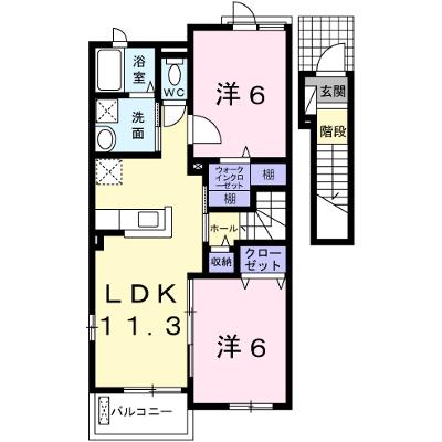 ラッフィナート・リアンＢ 203【管理NO：1-020441402-02030】 ★家具家電は申し込み後に搬入しますの物件画像