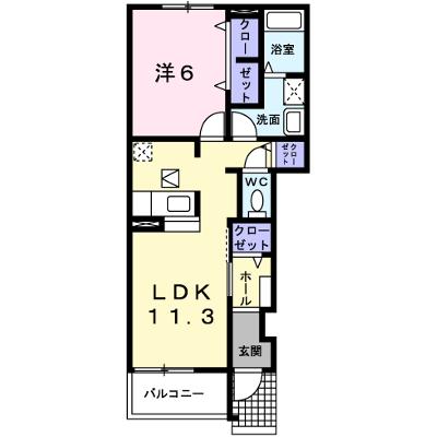 エル・ヴィエントＢ 101【管理NO：1-014646802-01010】 ★家具家電は申し込み後に搬入します 2026年07月上旬入居可能の物件画像