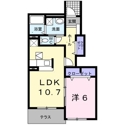 ヒルサイド緑ヶ丘Ｃ 101【管理NO：1-014414101-01010】 ★家具家電は申し込み後に搬入しますの物件画像