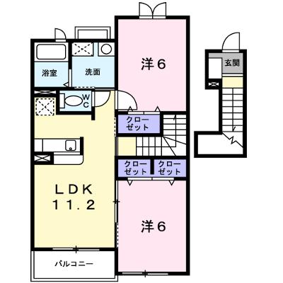 エンジェル・クリーク 201【管理NO：1-014036001-02010】 ★家具家電は申し込み後に搬入しますの物件画像