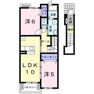 ヒルサイド緑ヶ丘Ａ 201【管理NO：1-013933101-02010】 ★家具家電は申し込み後に搬入します★の物件画像