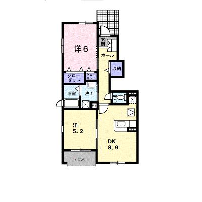 クール・ヴィヴァーチェＣ 103【管理NO：1-013242701-01030】 ★家具家電は申し込み後に搬入しますの物件画像