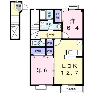 グランドゥールＢ 204【管理NO：1-012342201-02040】 ★家具家電は申し込み後に搬入します★の物件画像