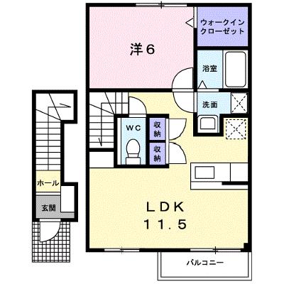 サン・フロール 201【管理NO：1-011623501-02010】 ★家具家電は申し込み後に搬入しますの物件画像