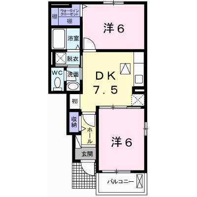 Ｄ・グロリアⅡ 103【管理NO：1-020319902-01030】 ★家具家電は申し込み後に搬入しますの物件画像