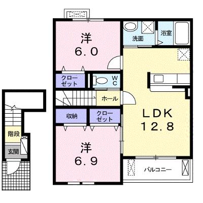 グランドソレイユⅠ番館 202【管理NO：1-019593701-02020】 ★家具家電は申し込み後に搬入しますの物件画像